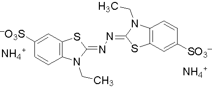 ABTS [=2,2'-聯(lián)氮雙(3-乙基苯并噻唑啉-6-磺酸)二銨鹽]#30931-67-0 