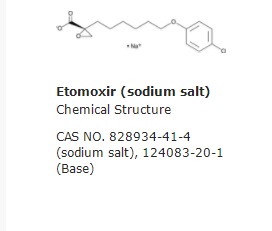 828934-41-4    (R)-(+)-乙莫克舍鈉鹽   (R)-(+)-Etomoxir sodium salt