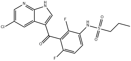 918505-84-7   N-[3-[(5-氯-1H-吡咯并[2,3-B]吡啶-3-基)羰基]-2,4-二氟苯基]-1-丙磺酰胺