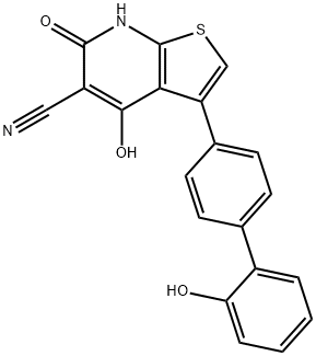 844499-71-4   4-羥基-3-(2'-羥基-1,1'-聯(lián)苯-4-基)-6-氧代-6,7-二氫噻吩并[2,3-B]吡啶-5-甲腈  A 769662