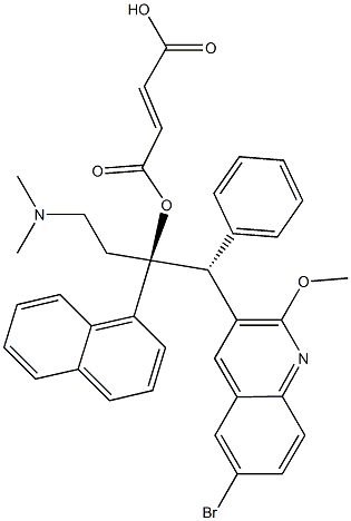 845533-86-0   貝達喹啉富馬酸鹽   Bedaquiline (fuMarate)