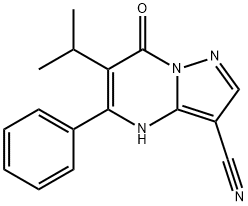1628208-23-0  6-異丙基-7-氧代-5-苯基-4,7-二氫吡唑并[1,5-A]嘧啶-3-腈  CPI-455