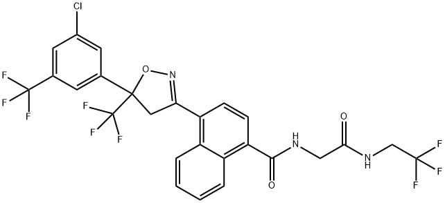 1093861-60-9    阿福拉納    AFOXOLANER