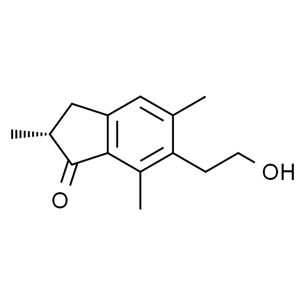 34175-96-7    (2R)-2,3-二氫-6-(2-羥基乙基)-2,5,7-三甲基-1H-茚-1-酮    (2R)-Pterosin B