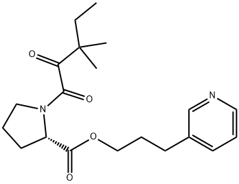 186452-09-5    1-(1,2-二氧代-3,3-二甲基戊基)-L脯氨酸-(3-吡啶基)-丙酯