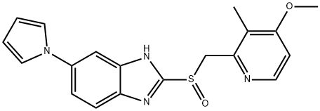 172152-36-2 艾普拉唑 2-[(4-methoxy-3-methyl-pyridin-2-yl)methylsulfinyl]-5-pyrrol-1-yl-3H-benzoimidazole