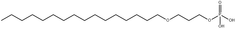 87746-71-2    3-(十六烷氧基)丙基二氫磷酸酯    1-hexadecyl-2-deoxyglycerophosphoric acid 