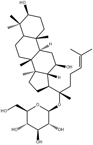 39262-14-1   20(S)-人參皂苷 C-K    (20S)-20-(β-D-Glucopyranosyloxy)dammara-24-ene-3β,12β-diol