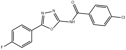 865285-29-6   KKL-35    4-Chloro-N-[5-(4-fluorophenyl)-1,3,4-oxadiazol-2-yl]-benzamide