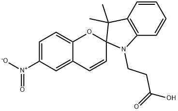 55779-26-5   3-(3',3'-DIMETHYL-6-NITROSPIRO[CHROMENE-2,2'-INDOLIN]-1'-YL)PROPANOIC ACID