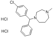 1982-36-1   1-(對氯二苯基甲基)-4-甲基-1,4-二氮雜環(huán)庚烷 