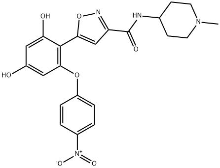 1253584-84-7   NMS-E973   5-[2,4-Dihydroxy-6-(4-nitrophenoxy)phenyl]-N-(1-methyl-4-piperidinyl)-3-is