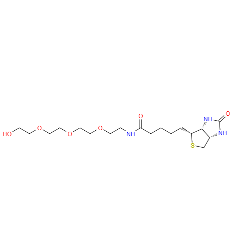 CAS：1217609-84-1 中文名稱(chēng)：生物素四聚乙二醇羥基 英文名稱(chēng)：Biotin-PEG4-OH