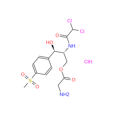  CAS：2611-61-2，甲砜霉素甘氨酸酯鹽酸鹽 ，ThiamphenicolGlycinateHcl