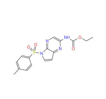 CAS：1869118-24-0，N-[5-[(4-甲基苯基)磺酰基]-5H-吡咯并[2,3-B]吡嗪-2-基]氨基甲酸乙酯