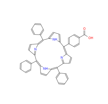 CAS：95051-10-8，5-(4-羧苯基)-10,15,2-三苯基卟啉