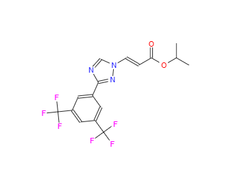 CAS：1333152-22-9，(Z)-3-(3-(3,5-雙(三氟甲基)苯基)-1H-1,2,4-三唑-1-基)丙烯酸異丙酯