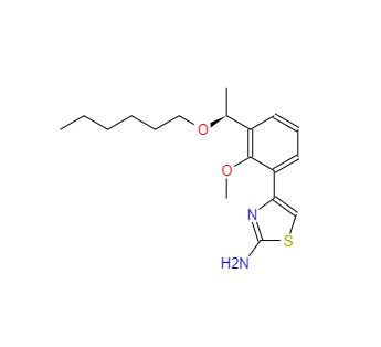 CAS：1110767-98-0，(S)-4-(3-(1-(正己氧基)乙基)-2-甲氧基苯基)噻唑-2-胺