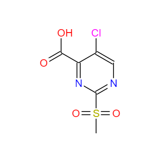 CAS：38275-34-2，5-氯-2-(甲基磺酰基)嘧啶-4-羧酸