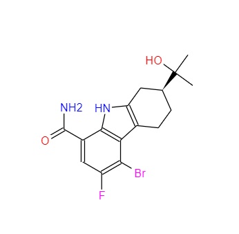 CAS：1643156-23-3，(S)-5-bromo-6-fluoro-2-(2-hydroxypropan-2-yl)-2,3,4,9-tetrahydro-1H-carbazole-8-car