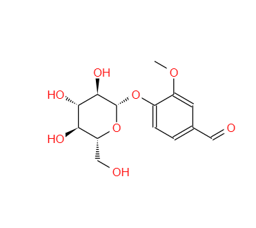 CAS：494-08-6，4-(β-D-葡萄糖基)-3-甲氧基苯甲醛