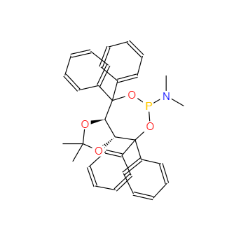 CAS：213843-90-4，3aR,8aR)-N,N,2,2-四甲基-4,4,8,8-四苯基四氫-[1,3]二氧雜環(huán)戊烯并[4,5-e][1,3,2]二氧磷雜庚烷-6-胺