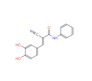 CAS：133550-35-3，(E)-2-氰基-3-(3,4-二羥基苯基)-N-苯基丙烯酰胺