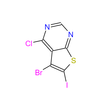 CAS：1799610-89-1，5-溴-4-氯-6-碘代噻吩并[2,3-d]嘧啶