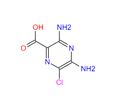 CAS：4878-36-8，3,5-二氨基-6-氯-吡嗪-2-羧酸 