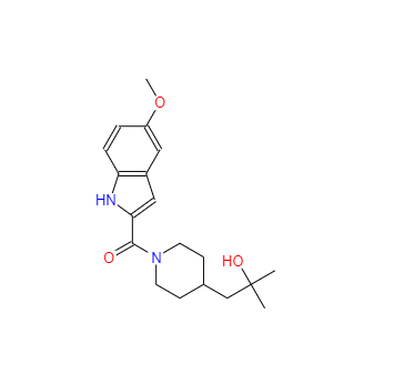 CAS：1126084-37-4，1-[1-[(5-甲氧基-1H-吲哚-2-基)羰基]哌啶-4-基]-2-甲基丙-2-醇