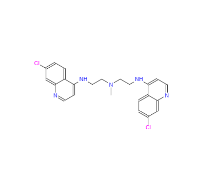 CAS：1391426-22-4，N2-(7-氯-4-喹啉基)-N1-[2-[(7-氯-4-喹啉基)氨基]乙基]-N1-甲基-1,2-乙二胺