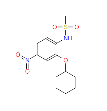 CAS：123653-11-2，N-(2-(環(huán)己基氧基)-4-硝基苯基)甲磺酰胺 