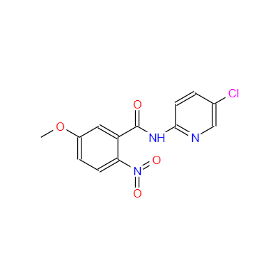 CAS：280773-16-2，N-(5-氯-2-吡啶基)-5-甲氧基-2-硝基苯甲酰胺 