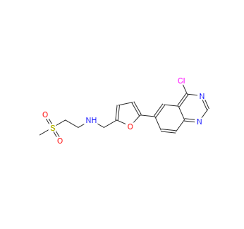 CAS：1334953-75-1，N-((5-(4-氯喹唑啉-6- 基)呋喃-2-基)甲基)-2-(甲基磺?；?乙胺