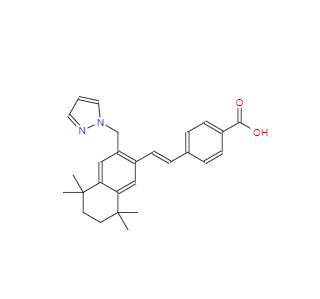 CAS：410528-02-8，4-[(1E)-2-[5,6,7,8-四氫-5,5,8,8-四甲基-3-(1H-吡唑-1-基甲基)-2-萘基]乙烯基]苯甲酸 