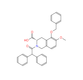 CAS：1316755-16-4，(S)-5-(芐氧基)-2-(2,2-二苯乙酰基)-6-甲氧基-1,2,3,4-四氫異喹啉-3-羧酸