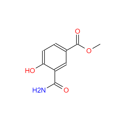 CAS：63874-38-4，5-甲氧羰基水楊酰胺 ，5-Methoxycarbonylsalicylamide 
