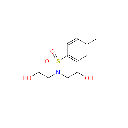 CAS：7146-67-0，N,N-雙-(2-羥乙基)-對甲苯磺酰胺， 英文名稱：N,N-Bis(2-hydroxyethyl)-p-toluenesulfonaMide 