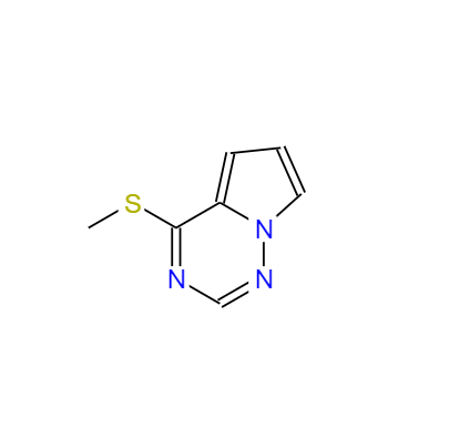 CAS：1596350-40-1，Pyrrolo[2,1-f][1,2,4]triazine, 4-(methylthio)- 