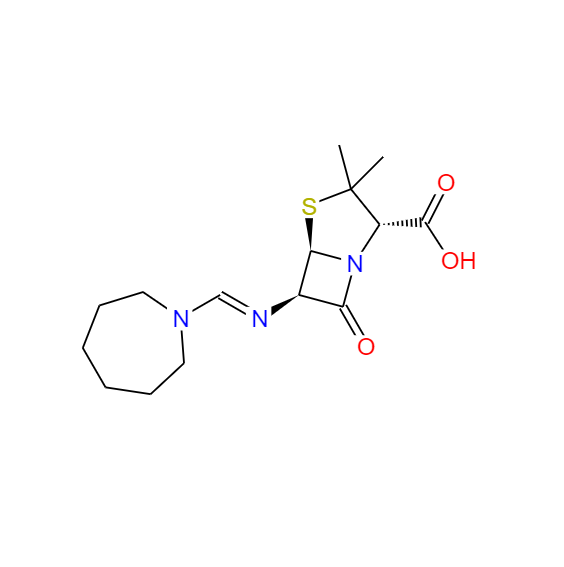 CAS： 32887-01-7， 美西林 ，Mecillinam 