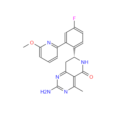 CAS：934343-74-5，(R)-2-氨基-7-(4-氟-2-(6-甲氧基吡啶-2-基)苯基)-4-甲基-7,8-二氫吡啶并[4,3-d]嘧啶-5(6H)-酮 