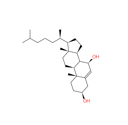 CAS：566-27-8，膽甾-5-烯-3,7二醇 