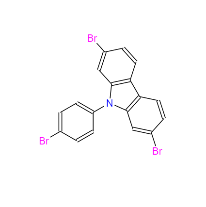 CAS：1313900-20-7，2,7-二溴-9-(4-溴苯基)-9H-咔唑 