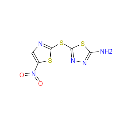CAS：40045-50-9，2-氨基-5-[(5-硝基-2-噻唑基)硫代]-1，3，4-噻二唑