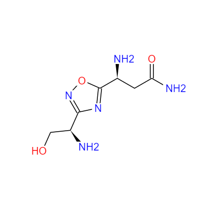CAS：1673534-73-0，(S)-3-amino-3-(3-((R)-1-amino-2-hydroxyethyl)-1,2,4-oxadiazol-5-yl)propanamide