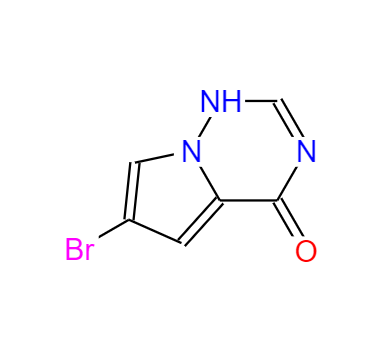CAS：888721-83-3，6-溴吡咯并[2,1-F][1,2,4]三嗪-4(1H)-酮 