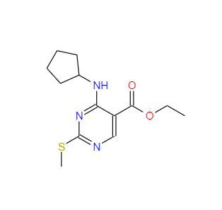 CAS：211245-62-4，4-環(huán)戊基氨基-2-甲硫基嘧啶-5-羧酸乙酯 