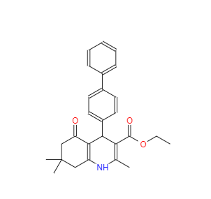 CAS：1099644-42-4，4-([1,1'-聯(lián)苯]-4-基)-2,7,7-三甲基-5-氧代-1,4,5,6,7,8-六氫喹啉-3-羧酸乙酯
