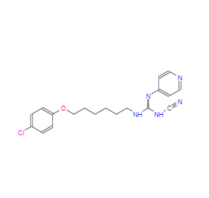 CAS：200484-11-3，N-[6-(4-氯苯氧基)己基]-N'-氰基-N''-4-吡啶基胍